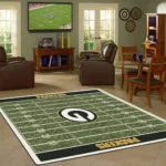 Green Bay Packers Rug Football Rug Rug Regtangle Carpet Floor Decor Home Decor 0