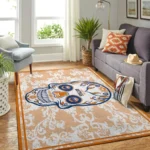Houston Astros Mlb Area Rugs Team Logo Skull Style Living Room Carpet Sports Rug Regtangle Carpet Floor Decor Home Decor 0