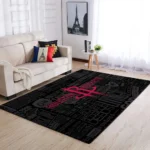 Houston Rockets Area Rug Nba Basketball Team Logo Carpet Living Room Rugs Rug Regtangle Carpet Floor Decor Home Decor V3330 0