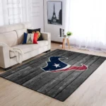 Houston Texans Nfl Area Rugs Football Living Room Carpet Team Logo Wooden Home Rug Regtangle Carpet Floor Decor Home Decor 0