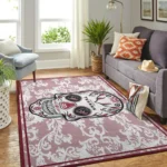 Houston Texans Nfl Area Rugs Skull Flower Style Living Room Carpet Sports Rug Regtangle Carpet Floor Decor Home Decor 0