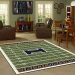Illinois Fighting Illini Home Field Area Rug Football Living Room Carpet Home Rug Regtangle Carpet Floor Decor Home Decor 0