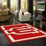 Indiana Hoosiers Area Rug Football Team Logo Carpet Living Room Rugs Rug Regtangle Carpet Floor Decor Home Decor V11148 0