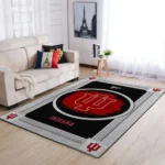 Indiana Hoosiers Area Rugs Ncaa Football Basketball Living Room Carpet Team Logo Floor Home Decor 20030332 Rug Regtangle Decor Home Decor 0