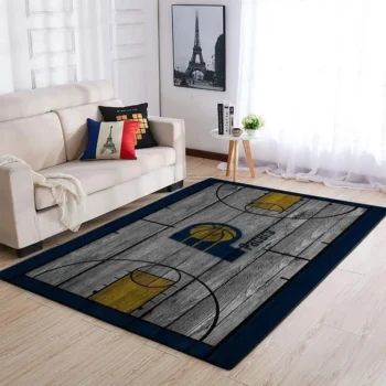 Indiana Pacers Area Rug Nba Basketball Team Logo Carpet Living Room Rugs Rug Regtangle Carpet Floor Decor Home Decor V4612 0