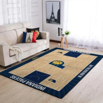 Indiana Pacers Area Rug Nba Basketball Team Logo Carpet Living Room Rugs Rug Regtangle Carpet Floor Decor Home Decor V4628 0