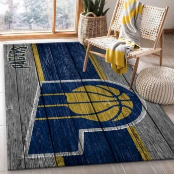 Indiana Pacers Nba Team Logo Wooden Style Nice Gift Home Decor Rectang 0