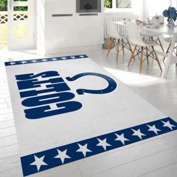 Indianapolis Colts Nfl 11 Area Rug Living Room And Bed Room Rug Rug Regtangle Carpet Floor Decor Home Decor 0