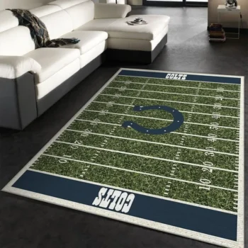 Indianapolis Colts Nfl 12 Area Rug Living Room And Bed Room Rug Rug Regtangle Carpet Floor Decor Home Decor 0