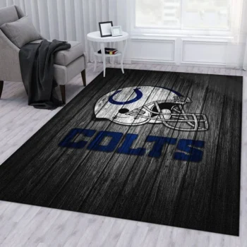 Indianapolis Colts Nfl 19 Area Rug Living Room And Bed Room Rug Rug Regtangle Carpet Floor Decor Home Decor 0