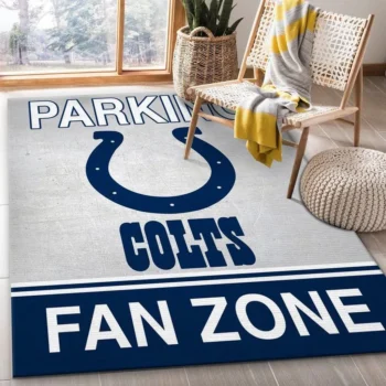 Indianapolis Colts Nfl 25 Area Rug Living Room And Bed Room Rug Rug Regtangle Carpet Floor Decor Home Decor 0