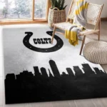 Indianapolis Colts Nfl 4 Area Rug Living Room And Bed Room Rug Rug Regtangle Carpet Floor Decor Home Decor 0