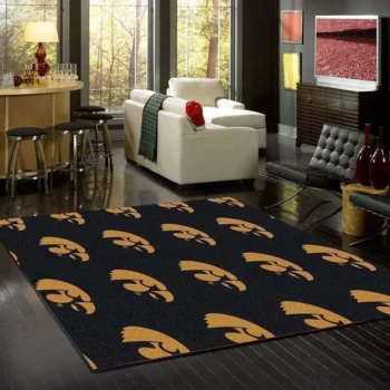 Iowa Hawkeyes Area Rug Football Team Logo Carpet Living Room Rugs Rug Regtangle Carpet Floor Decor Home Decor V6664 0