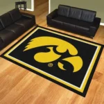 Iowa Hawkeyes Area Rug Football Team Logo Carpet Living Room Rugs Rug Regtangle Carpet Floor Decor Home Decor V6665 0