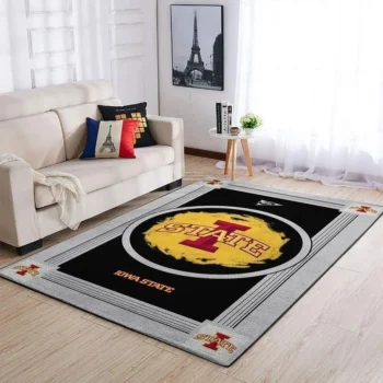 Iowa State Cyclones Area Rugs Ncaa Football Basketball Living Room Carpet Team Logo Floor Home Decor 20030396 Rug Regtangle Decor Home Decor 0