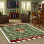 Iowa State Cyclones Home Field Area Rug Football Team Logo Carpet Living Room Rugs Rug Regtangle Carpet Floor Decor Home Decor V17254 0