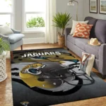 Jacksonville Jaguars Nfl Area Rugs Team Helmet Living Room Carpet Sports Rug Regtangle Carpet Floor Decor Home Decor 0