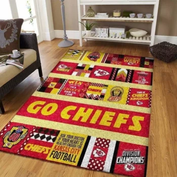 Kansas City Chiefs Area Rug Nfl Football Living Room Carpet Home Rug Regtangle Carpet Floor Decor Home Decor V5066 0