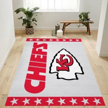 Kansas City Chiefs Banner Nfl Team Logo Rug Living Room Rug Us Gift De 0
