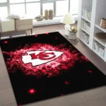 Kansas City Chiefs Rug Area Rug American Football Floor Carpet Nfl Decor Sport Decor 0
