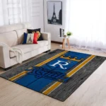 Kansas City Royals Mlb Area Rugs Baseball Living Room Carpet Team Logo Wooden Style Home Rug Regtangle Carpet Floor Decor Home Decor 0