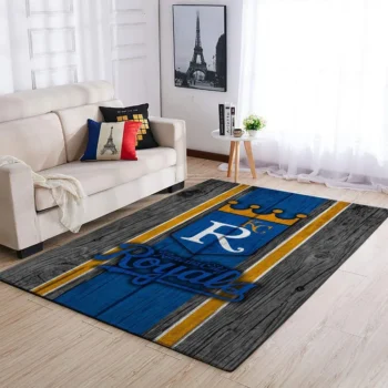 Kansas City Royals Mlb Area Rugs Baseball Living Room Carpet Team Logo Wooden Style Home Rug Regtangle Carpet Floor Decor Home Decor 0