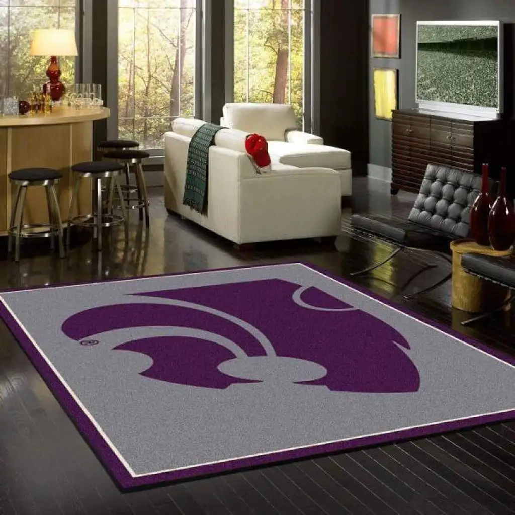 Kansas State Wildcats Area Rug Living Room Rug Home Decor Football Floor Decor 28114 0 Kansas State Wildcats Area Rug Living Room Rug Home Decor Football Floor Decor 28114 0