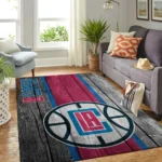 La Clippers Nba Team Logo Area Rugs Wooden Style Living Room Carpet Sports Rug Regtangle Carpet Floor Decor Home Decor 0