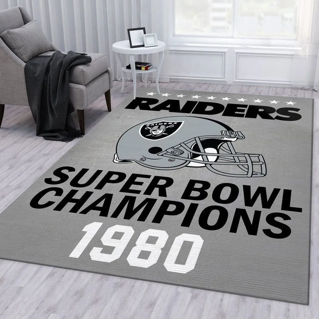 Las Vegas Raiders 1980 Nfl 1 Area Rug Living Room And Bed Room Rug Rug Regtangle Carpet Floor Decor Home Decor 0 Las Vegas Raiders 1980 Nfl 1 Area Rug Living Room And Bed Room Rug Rug Regtangle Carpet Floor Decor Home Decor 0