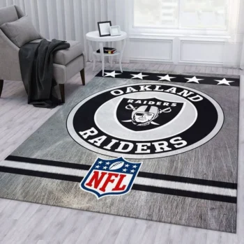 Las Vegas Raiders Nfl 15 Area Rug Living Room And Bed Room Rug Rug Regtangle Carpet Floor Decor Home Decor 0