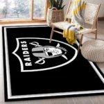 Las Vegas Raiders Nfl 18 Area Rug Living Room And Bed Room Rug Rug Regtangle Carpet Floor Decor Home Decor 0