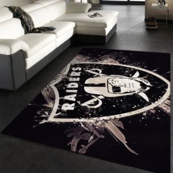 Las Vegas Raiders Nfl 27 Area Rug Living Room And Bed Room Rug Rug Regtangle Carpet Floor Decor Home Decor 0