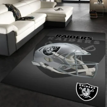 Las Vegas Raiders Nfl 35 Area Rug Living Room And Bed Room Rug Rug Regtangle Carpet Floor Decor Home Decor 0