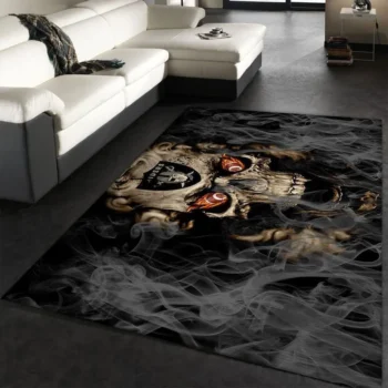 Las Vegas Raiders Nfl 37 Area Rug Living Room And Bed Room Rug Rug Regtangle Carpet Floor Decor Home Decor 0
