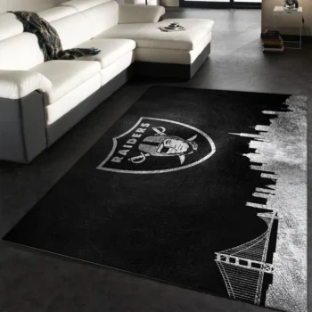 Las Vegas Raiders Nfl 43 Area Rug Living Room And Bed Room Rug Rug Regtangle Carpet Floor Decor Home Decor 0