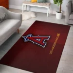Los Angeles Angels Area Rug Mlb Baseball Team Logo Carpet Living Room Rugs Rug Regtangle Carpet Floor Decor Home Decor V744 0