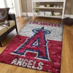 Los Angeles Angels Area Rug Mlb Baseball Team Logo Carpet Living Room Rugs Rug Regtangle Carpet Floor Decor Home Decor V757 0