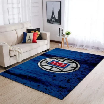 Los Angeles Clippers Area Rug Nba Basketball Team Logo Carpet Living Room Rugs Rug Regtangle Carpet Floor Decor Home Decor V5029 0