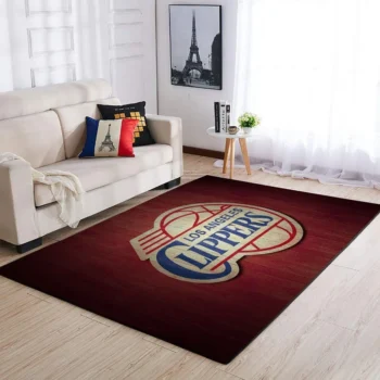 Los Angeles Clippers Area Rug Nba Basketball Team Logo Carpet Living Room Rugs Rug Regtangle Carpet Floor Decor Home Decor V5030 0
