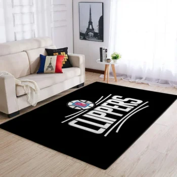 Los Angeles Clippers Area Rug Nba Basketball Team Logo Carpet Living Room Rugs Rug Regtangle Carpet Floor Decor Home Decor V5032 0