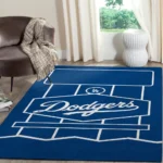 Los Angeles Dodgers Area Rug Mlb Baseball Team Logo Carpet Living Room Rugs Rug Regtangle Carpet Floor Decor Home Decor V710 0