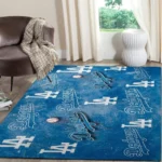 Los Angeles Dodgers Area Rug Mlb Baseball Team Logo Carpet Living Room Rugs Rug Regtangle Carpet Floor Decor Home Decor V725 0