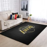 Los Angeles Lakers Area Rug Nba Basketball Team Logo Carpet Living Room Rugs Rug Regtangle Carpet Floor Decor Home Decor V553 0