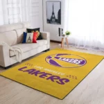 Los Angeles Lakers Area Rug Nba Basketball Team Logo Carpet Living Room Rugs Rug Regtangle Carpet Floor Decor Home Decor V557 0