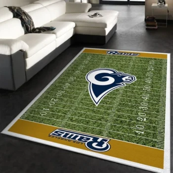 Los Angeles Rams American Nfl 54 Area Rug Living Room And Bed Room Rug Rug Regtangle Carpet Floor Decor Home Decor 0