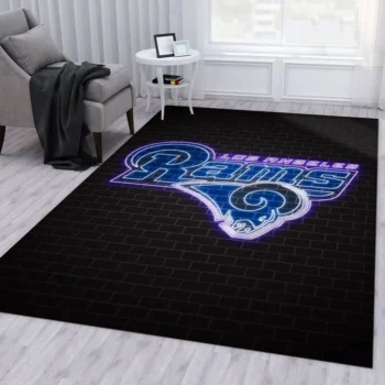 Los Angeles Rams American Nfl 56 Area Rug Living Room And Bed Room Rug Rug Regtangle Carpet Floor Decor Home Decor 0