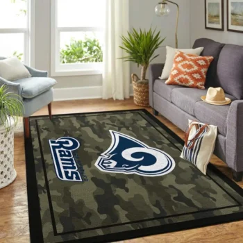 Los Angeles Rams Nfl Area Rugs Camo Style Living Room Carpet Team Logo Home Rug Regtangle Carpet Floor Decor Home Decor 0