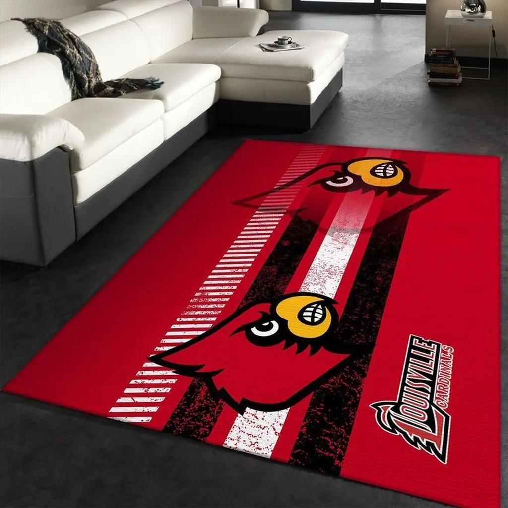 Louisville Cardinals Ncaa 2 Area Rug Living Room And Bed Room Rug Rug Regtangle Carpet Floor Decor Home Decor 0 Louisville Cardinals Ncaa 2 Area Rug Living Room And Bed Room Rug Rug Regtangle Carpet Floor Decor Home Decor 0