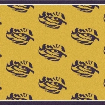 Lsu Tigers Area Rug Football Team Logo Carpet Living Room Rugs Rug Regtangle Carpet Floor Decor Home Decor V6676 0