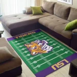Lsu Tigers Home Field Area Rug Football Team Logo Carpet Living Room Rugs Rug Regtangle Carpet Floor Decor Home Decor V11126 0
